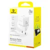 Ładowarka sieciowa Baseus Palm 20W USB-C USB-A - biała